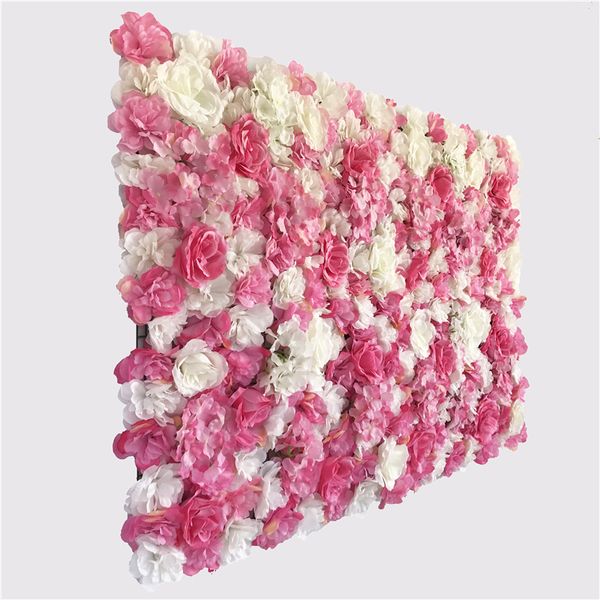 

silk rose flower wall wedding decoration flower for wedding baby shower birthday party wall decor artificial flower backdrops 1022