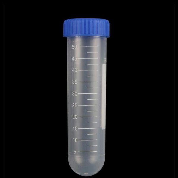 

50ml screw cap round bottom centrifuge tube plastic test tubes with scale laboratory ample vial container lab suppli jllbxw