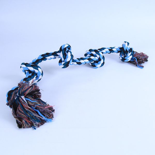 

dog chew rope bone pet supplies puppy cotton durable braided funny tool double dog toy knot toy pets chews knot play with dog tool home toy