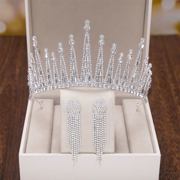 

барокко головной убор невесты новый корейский свадебное платье простой принцессы 18-летняя женщина crown, Silver