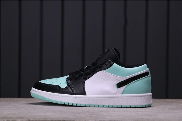 

аутентичный jumpman 1 низкий нарезанный jumpman 1 низкая изумрудная баскетбольная обувь бесплатная доставка спортивная обувь с коробкой