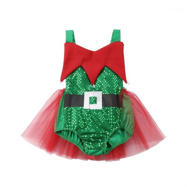 

girl's dresses xmas green and red baby romper dress born girl tutu jumpsuit christmas clothes costumes1, Red;yellow