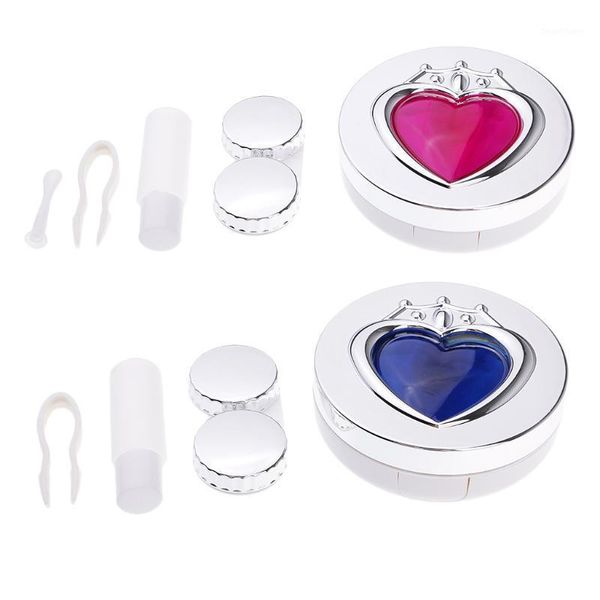 

portable mini contact lens holder storage soaking box case container travel1