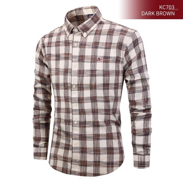 

men's casual shirts 2021 men shirt men's cotton plaid social alertory camisate tommis sergio k shirts1, White;black