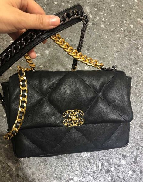 

genuine leather women's net red popular pure color soft cloud small fragrance big rhombic chain one shoulder messenger bag