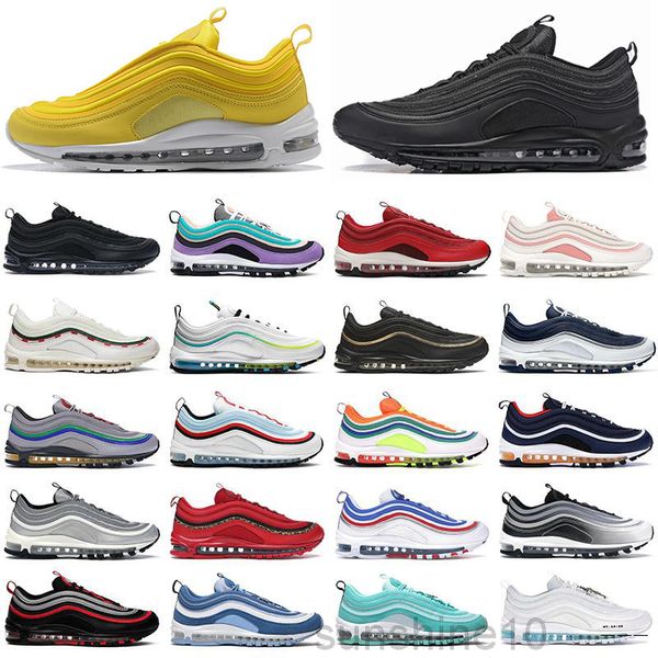 

air shoes og triple white casual shoes og metallic gold silver bullet pink mens trainer women sports sneakers pe-2