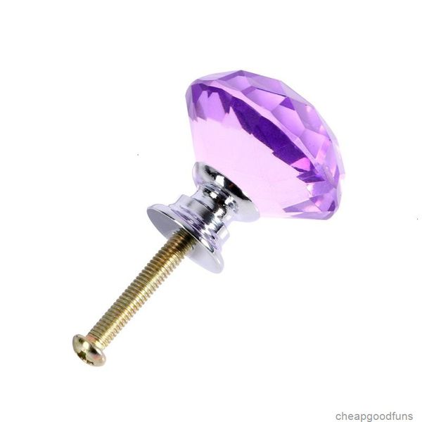 

u factory knob glass door diamond kitchen crystal cupboard cabinet furniture handle 8 colors drawer pull handles 7u