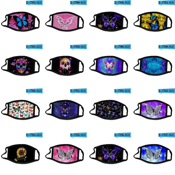 

dust silk face 40style skull kids washable butterfly gwc2102 ice printed fashion anti mask protective reusable masks mouth hcqla