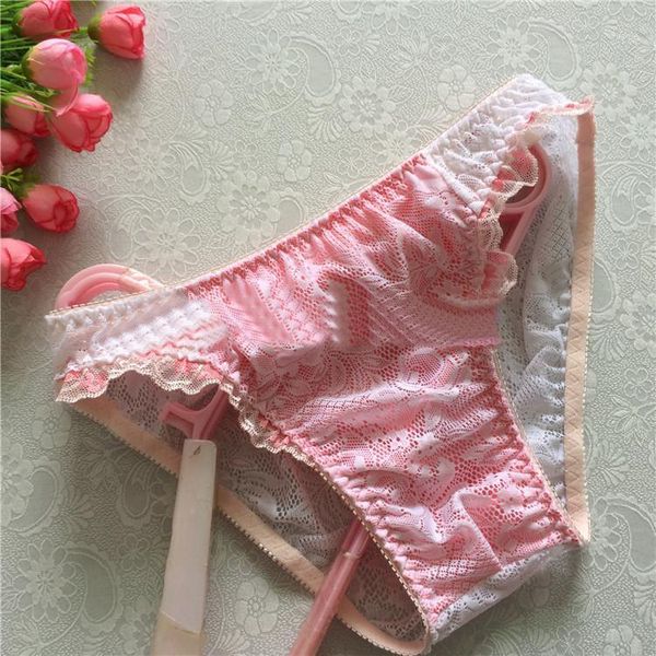

new mens floral lace floral sissy underwear lingerie briefs underwear erotic gay mens lingerie underpants gay jockstrap1, Black;white