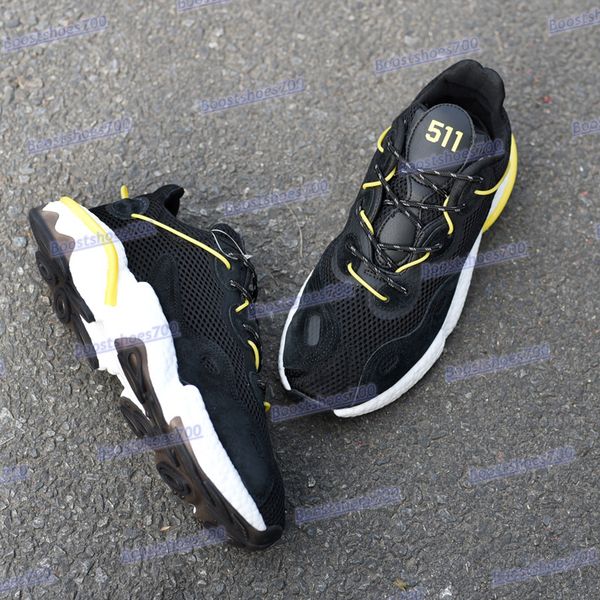

treeperi runner 511 v1 running shoes black white yellow us 8.5 eur 42 for men shoes
