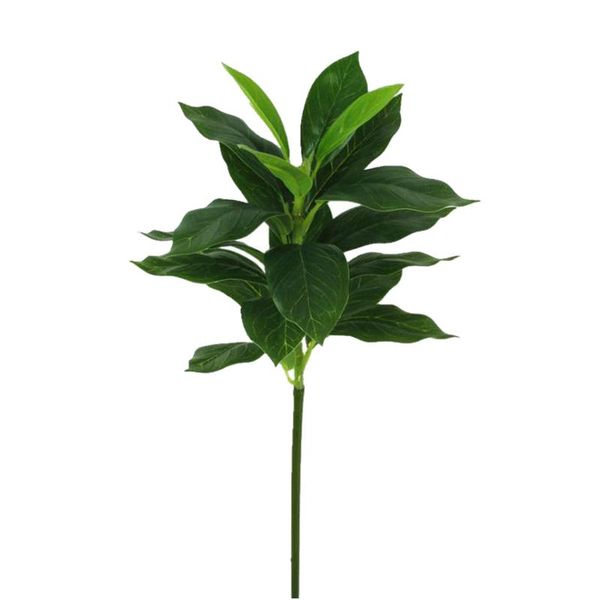 

fake plastic green plant decor leave flower artificial branches props home bouquet pvc wall decoration tree simulation plants
