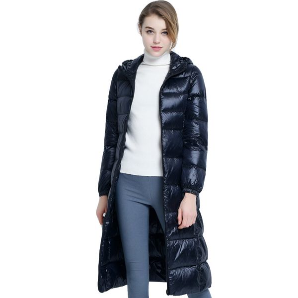 

long windproof light winter ultra jackets parka jas 2019 down park women 3xl mujer plus size cxilg, Black