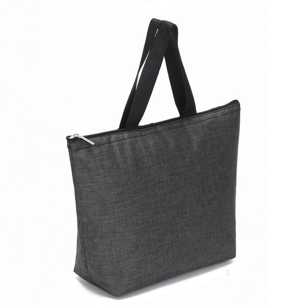 

new men's and women's portable solid color handbag 2 colors black gray business cotton soft plainf0zx3