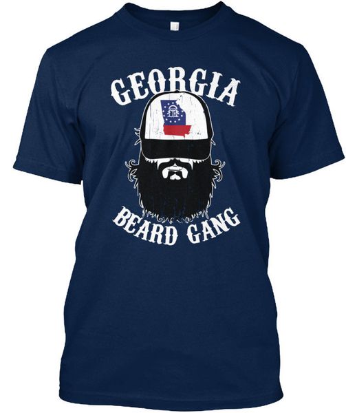 

sport men's new arrival summer style t shirts short sleeve leisure fashion summer easy-care georgia - beard gang stylisches t-shirt