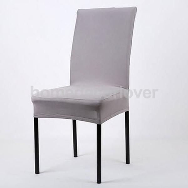 

chair covers solid color polyester spandex dining stool cover slipcover