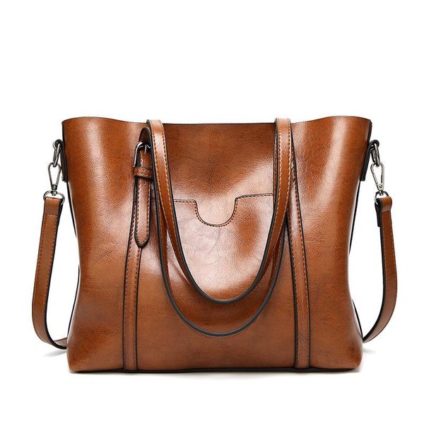 

1pcs new fashion ladies'handbag with simple straddle and one shoulder women bag