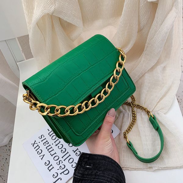 

luxury handbags women bags designer stone pattern messenger crossbody bag gold chain shoulder bag fashion small square