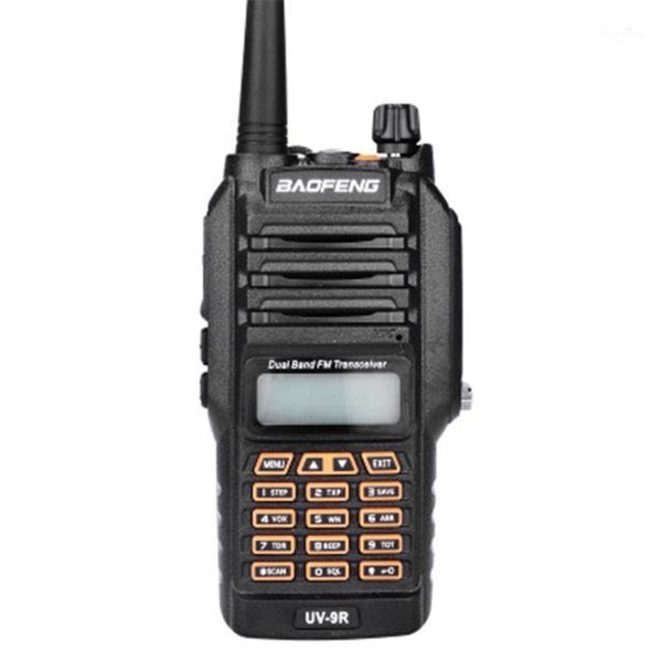 

baofeng walkie talkie , uv-9r portable two way radio vhf/uhf 136-174/400-520mhz dual band radio uv 9r ip67 waterproof1