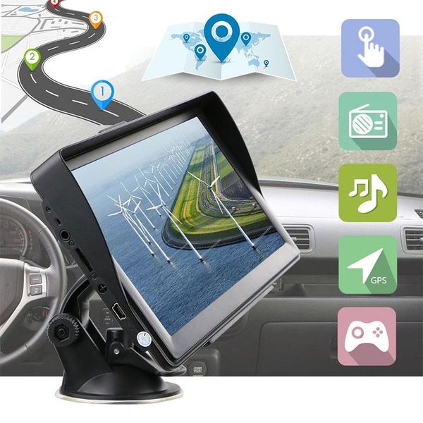 

durable gps navigator system 256mb+8g 7 inch voice broadcast map hd gps navigator pratical abs car navigation