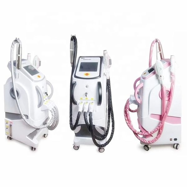 

3 in 1 multi-function machine opt ipl e-light super hair tattoo removal nd yag laser skin rejuvenation and eyeliner removal equipment for fa, Black