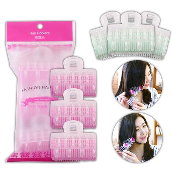 

3pcs/set curler hair clips cold perm rods hair styling bars rollers curling curler styling tools accessories, Black