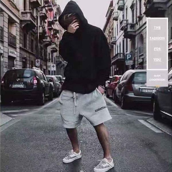 

double line men's trendy loose hanging crotch sports leisure ins popular men shorts sport casual shorts1, White;black