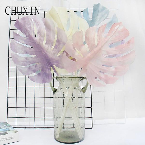 

artificial plants plastic turtle leaf l restaurant cafe decoration flower arrangement for home wedding decor fake plants1