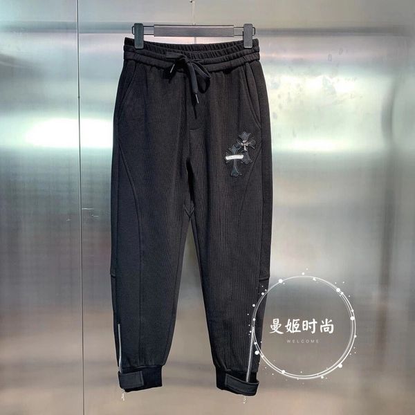 

classic men's casual sports leggings, Black