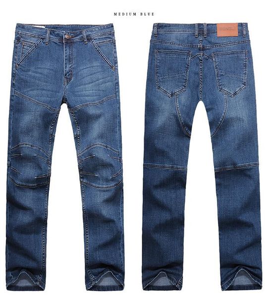 

2021 new denim jeans men meade of belt electric cotton frozen men's leather breeze four seasons masculine pants size 2944-4648 2av2, Blue