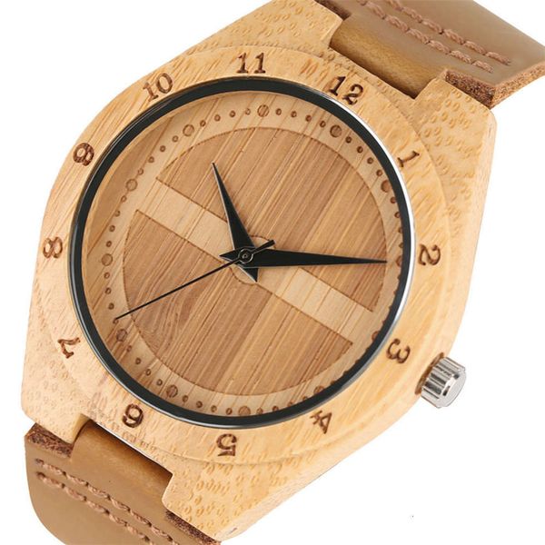 

creative belt men's wooden fashion watch wooden watch wooden watch, Slivery;brown