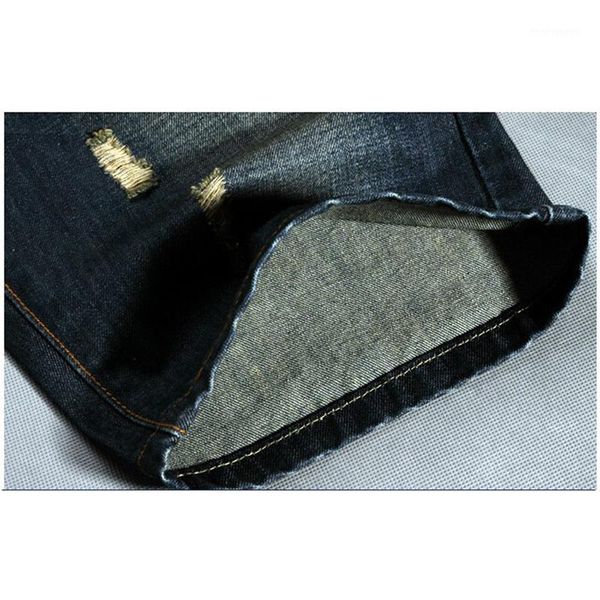 

men's jeans fashion summer casual cotton men short men's bermuda boardshorts shorts s ripped plus size 28-361, Blue