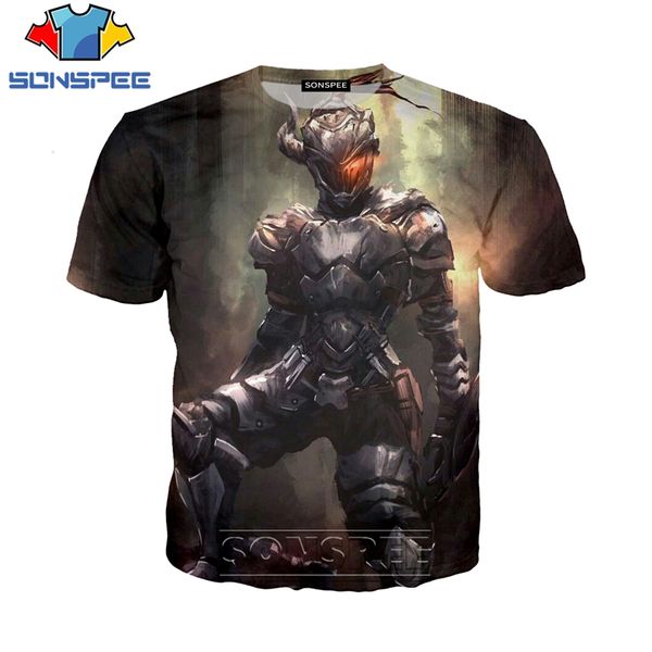 

anime goblin slayer 3d print shirts anime plus size aesthetic men clothing