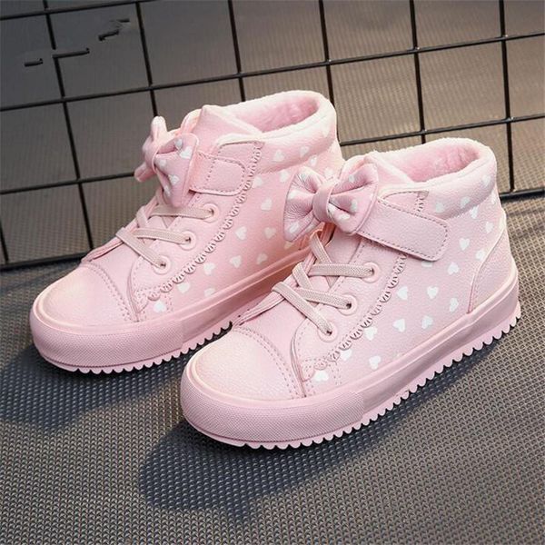 

2020 autumn winter kids boots super warm leather ankle boots brand girls princess shoes waterproof sneakers fashion footwear, Black;grey