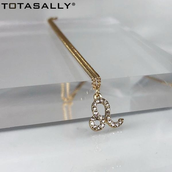 

pendant necklaces totasally 12 zodiac sign necklace fashion alloy rhinestone mini ie horoscope collar jewelry collection, Silver
