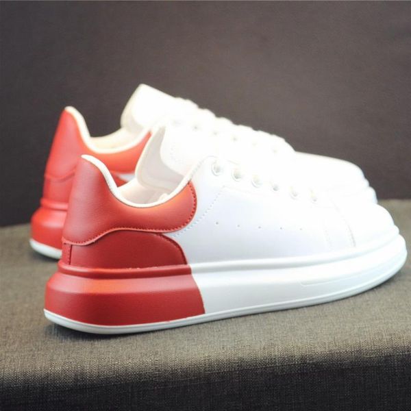 

couples' breathable, small white shoes, men and women, low-help casual skate shoes, men's women's high-tide shoes, Black