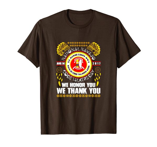 

national navajo code talkers day we honor you t shirt, White;black