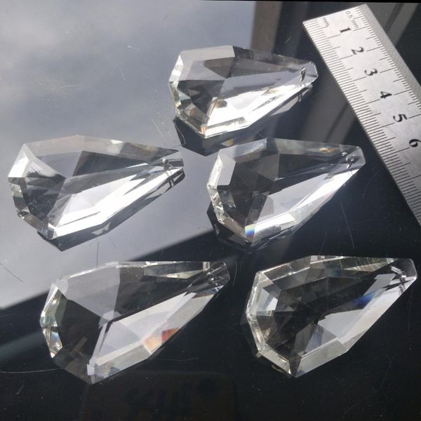 

new arrival 5pc water drop cystal pendant diy chandelier part hanging suncatcher prism jewelry accessory craft supply 5020mm h jllzwg