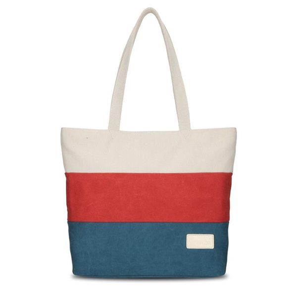 

weysfor women shoulder bag handbags canvas tote travel bags stripe shopping bags female beach shoulder canvas