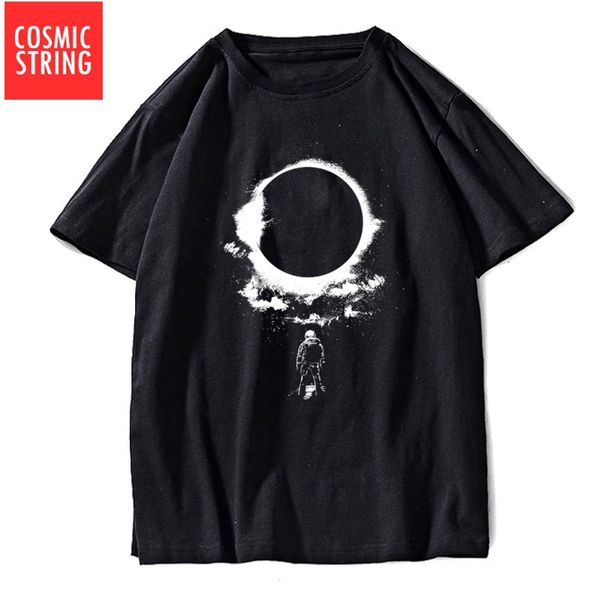 

cosmic string short sleeve space print casual cool loose tshirt summer male s sport hooded sweatshirt hoodie men t shirt