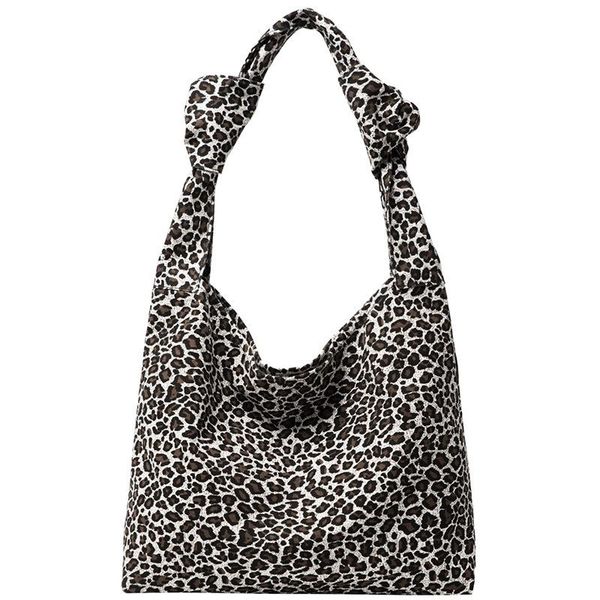 

2020 leopard печати chic женщины сумка корейского стиль all-матч плечо ткань сумка корзина женщина crossbody сумка