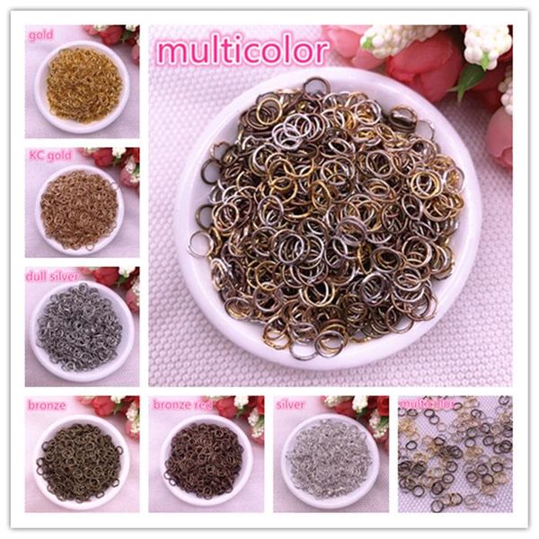

4/6/8mm jump ring single loop open jump rings split rings for jewelry necklace bracelet chain connector findings connector bbyvjq
