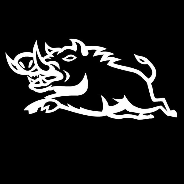 

ferocious wild boar animal decals car window decoration personality 15cm*7cm