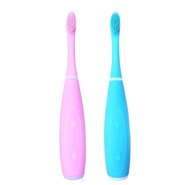 

smart electric toothbrush children's rechargeable silicon waterproof acoustic1