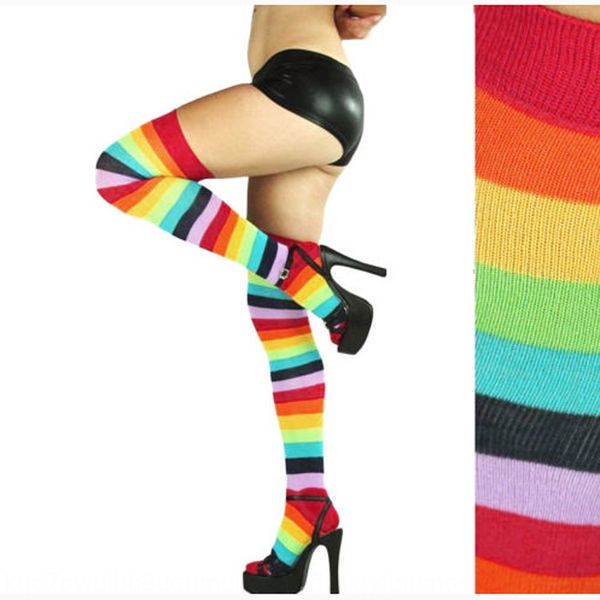 

партии cos танцев танец длина колена полосатых носков дети партия потому танцы stockingsdance чулки радуга длиной колена полосатых носки дож