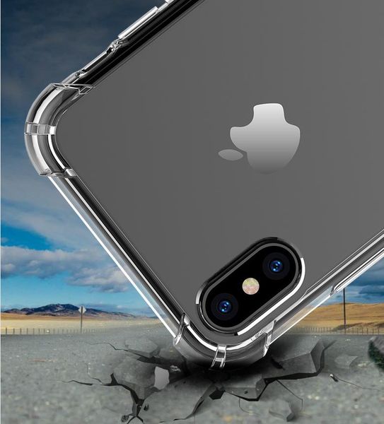 

hybrid armor shockproof clear case transparent acrylic hard back protective phone cover for iphone 12 mini pro max 11 xr x 8 7 plus