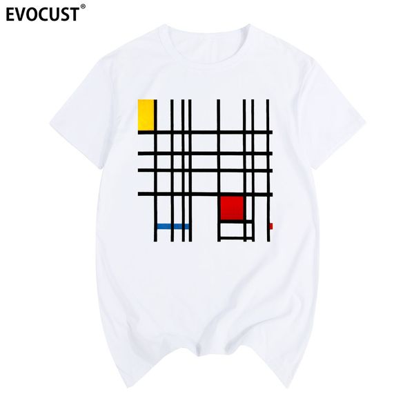 

piet cornelies mondrian summer print t-shirt cotton men t shirt new women tee fashion sport hooded sweatshirt hoodie