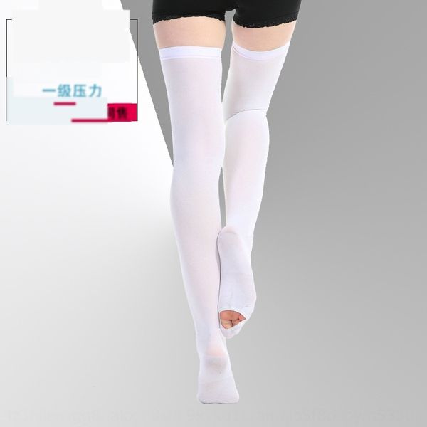 

grade i venous elastic white thrombus protection protectionstockings long tube pressure stockings thigh protection socks pregnant nurses soc, Black