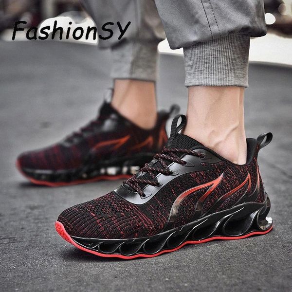 

new men sneakers breathable lightweight men outdoor running shoes flame pattern hip hop casual flat shoe footwear plus size #hp9m