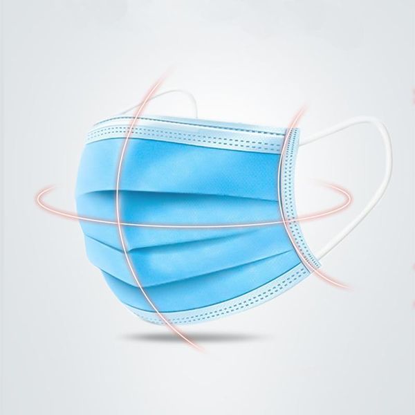 

disposable dhl mask shipping 3-layer non-woven face masks protection and personal health mask face sanita
