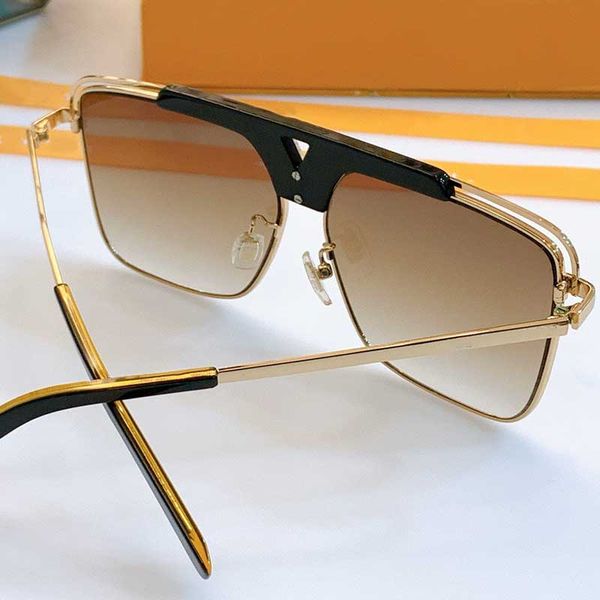 

square frameless uv 400 lens come with package classical style z1032 men popular model v six sunglasses metal vintage fashion style sunglass, White;black